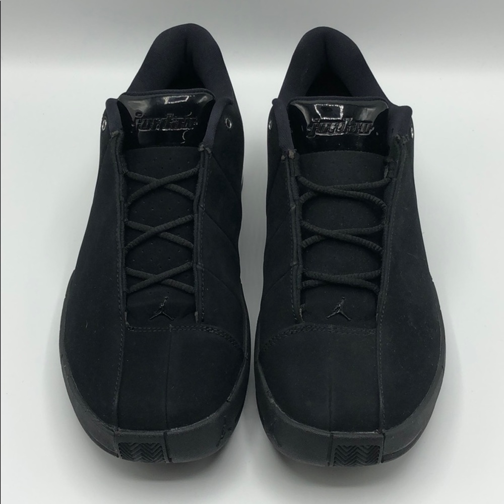 Jordan TE 2 Low Triple Black Basketball Shoes - Picture 5 of 10